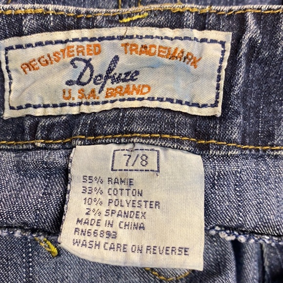 Defuze Denim Jean Skirt Size 7/8 - Picture 5 of 5